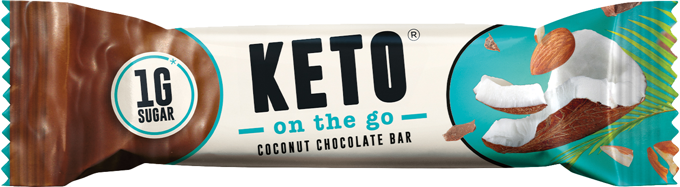 Ketofabrik. Baton Kokosowy. Batony bez cukru. Low Sugar.