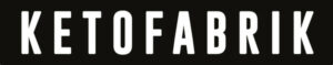 Logo firmy Ketofabrik, który produkuje batony keto o bardzo niskiej zawartości cukru. Batony oraz wafelki keto, zawierają około 1g cukru, co buduje kategorię Low Sugar.