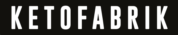 Logo firmy Ketofabrik, który produkuje batony keto o bardzo niskiej zawartości cukru. Batony oraz wafelki keto, zawierają około 1g cukru, co buduje kategorię Low Sugar.