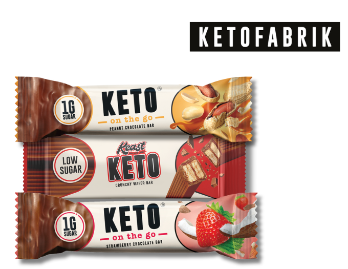 Ketofabrik. Batony Keto z Niska Zawartością Cukru. Wszystkie Smaki Batonów.