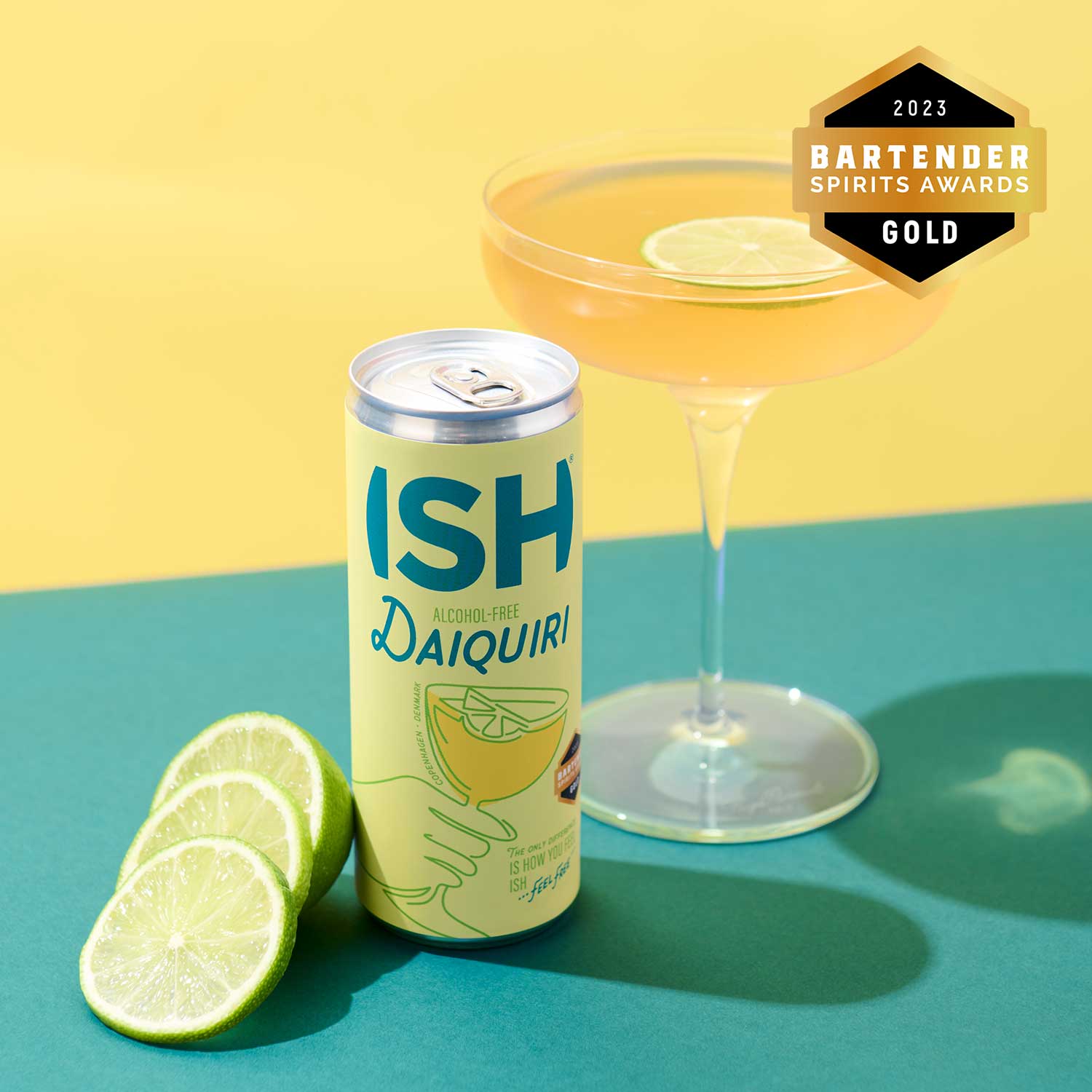 ISH Daiquiri – bezalkoholowy koktajl premium 0% z nagrodą Bartender Spirits Awards 2023