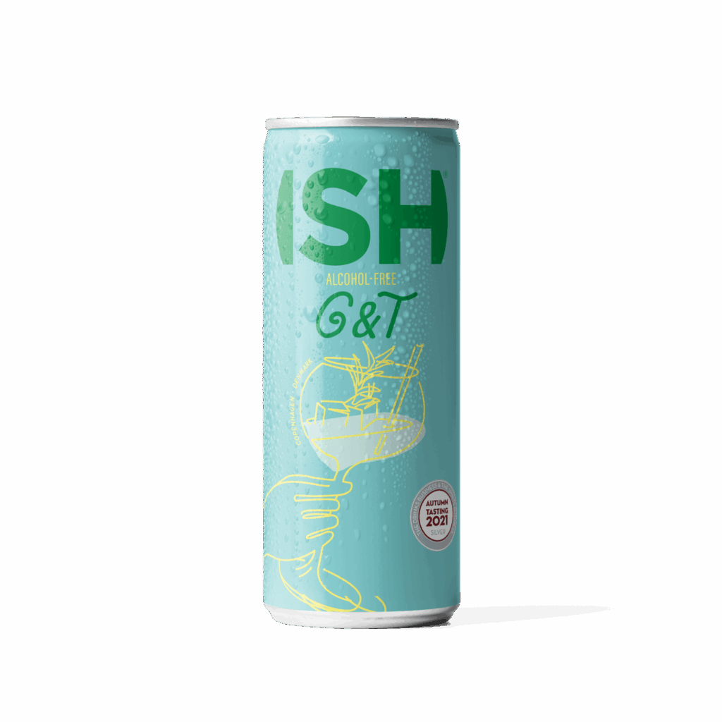 ISH G&T – bezalkoholowy gin z tonikiem 0%, napój premium NoLo z nutą jałowca i ziół