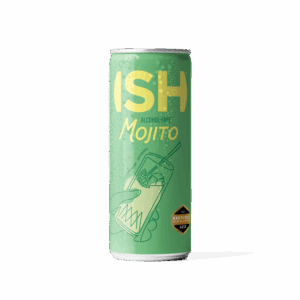 Puszka ISH Mojito – bezalkoholowy koktajl premium z miętą i limonką.