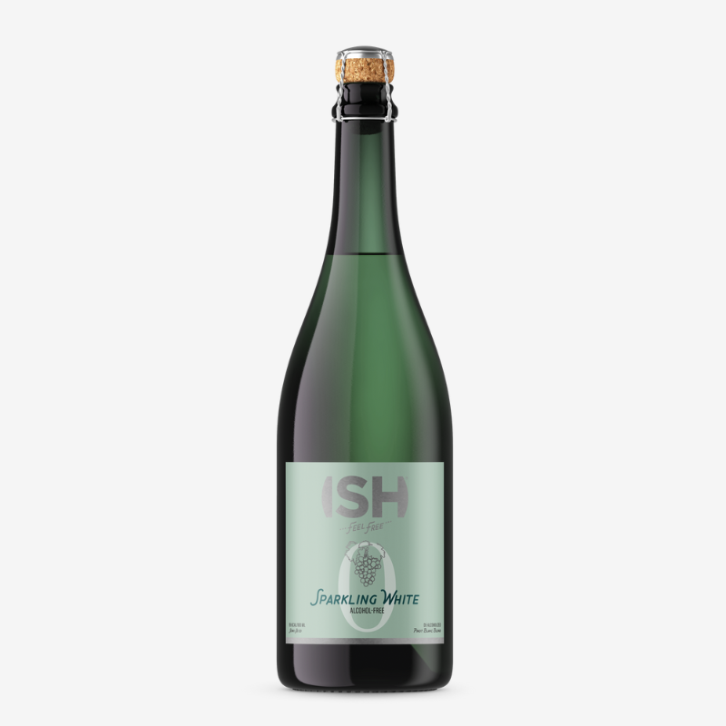 ISH Sparkling White 750 ml - bezalkoholowe białe wino musujące 0%