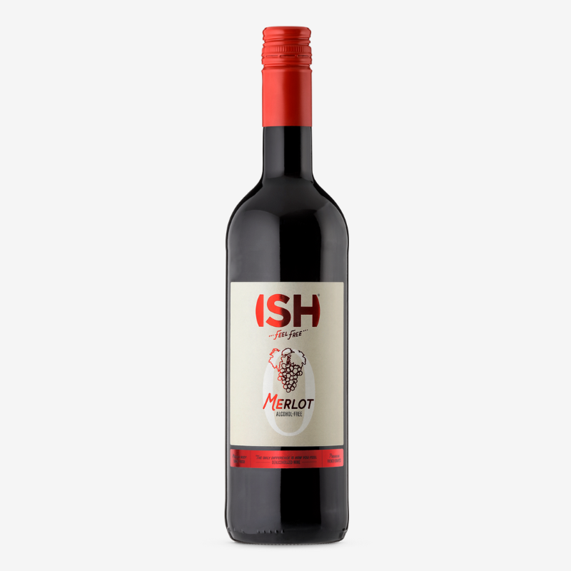 ISH Alcohol-Free Merlot 750 ml - czerwone wino bezalkoholowe